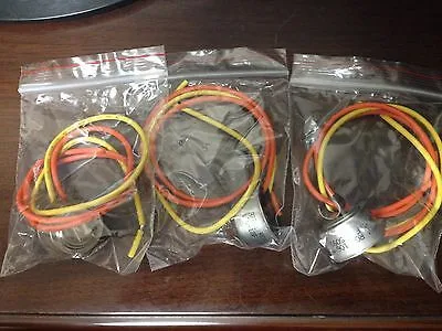 3 x DEFROST TERMINATION THERMOSTAT WITH Clip Suit GE,W'lpool,Hoover,Amana