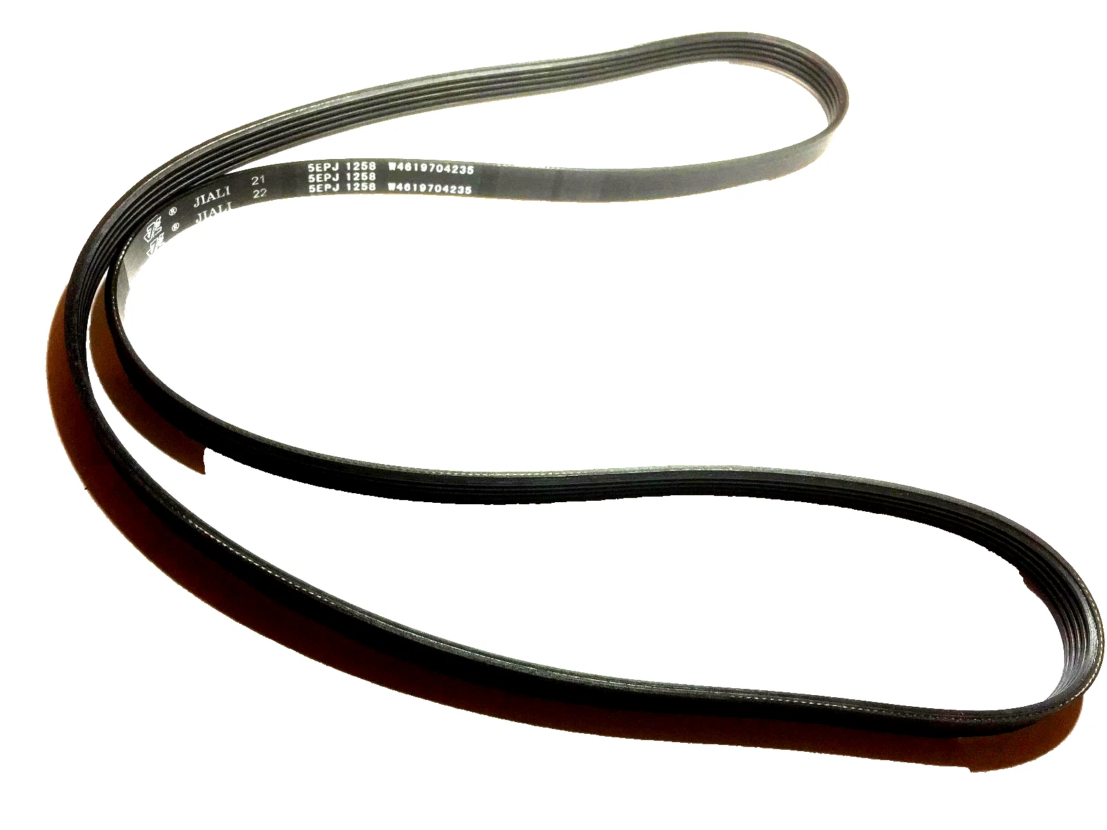 Whirlpool Front Loader WASHING MACHINE DRIVE BELT 1258J5 p/n 46197042305 Suits WFS1050CD, WFS1073CD,WFS1071BD, WFS1071AW, WFS1072AW, WFS1273AW, AWM 293-600, AWM 285-800, AWM6100, AWO3561, AWM8143, AWO3361, AWO5761,